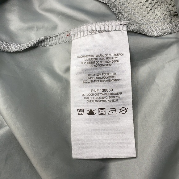 Columbia UW Stout Flash Forward Windbreaker Jacket White Gray - Picture 6 of 8